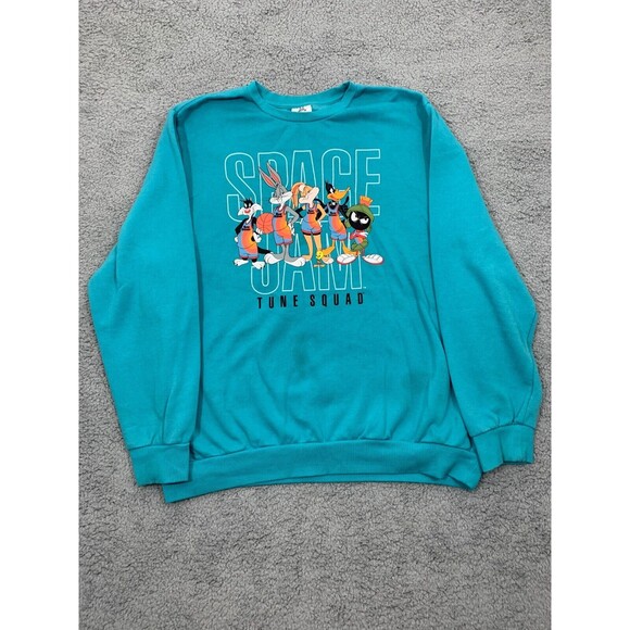 SpaceJam Tune Squad Cartoon Animated Movie Collectible Sweater Shirt 2XL Bugs - Picture 1 of 12